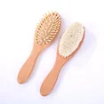 thumbnail image 4 of Comb  New Baby Care Pure Natural Wool Baby Wooden Brush Comb Brush Baby Hairbrush Newborn Hair Brush Infant Comb Head Massager, 4 of 6