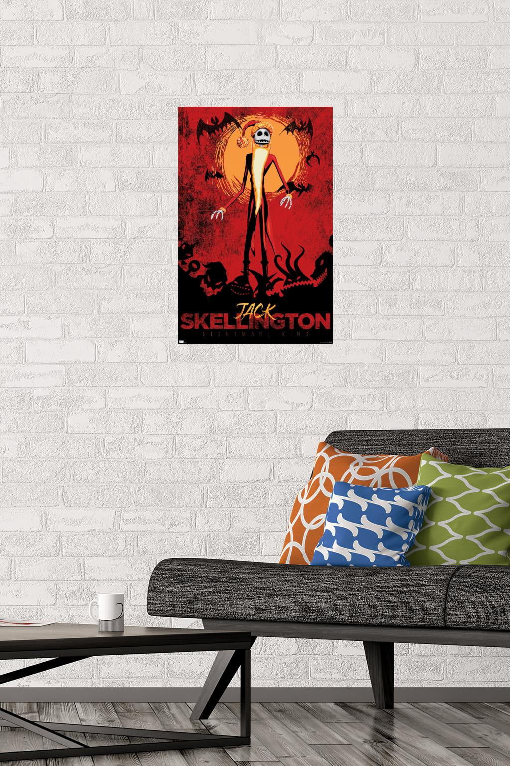 Disney Tim Burton's The Nightmare Before Christmas - Red Jack Wall Poster, 14.725" x 22.375"