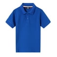 thumbnail image 2 of LittleSpring School Uniform Little Kids Pique Polo Shirts, Size 7-8 Boys, 2 of 6