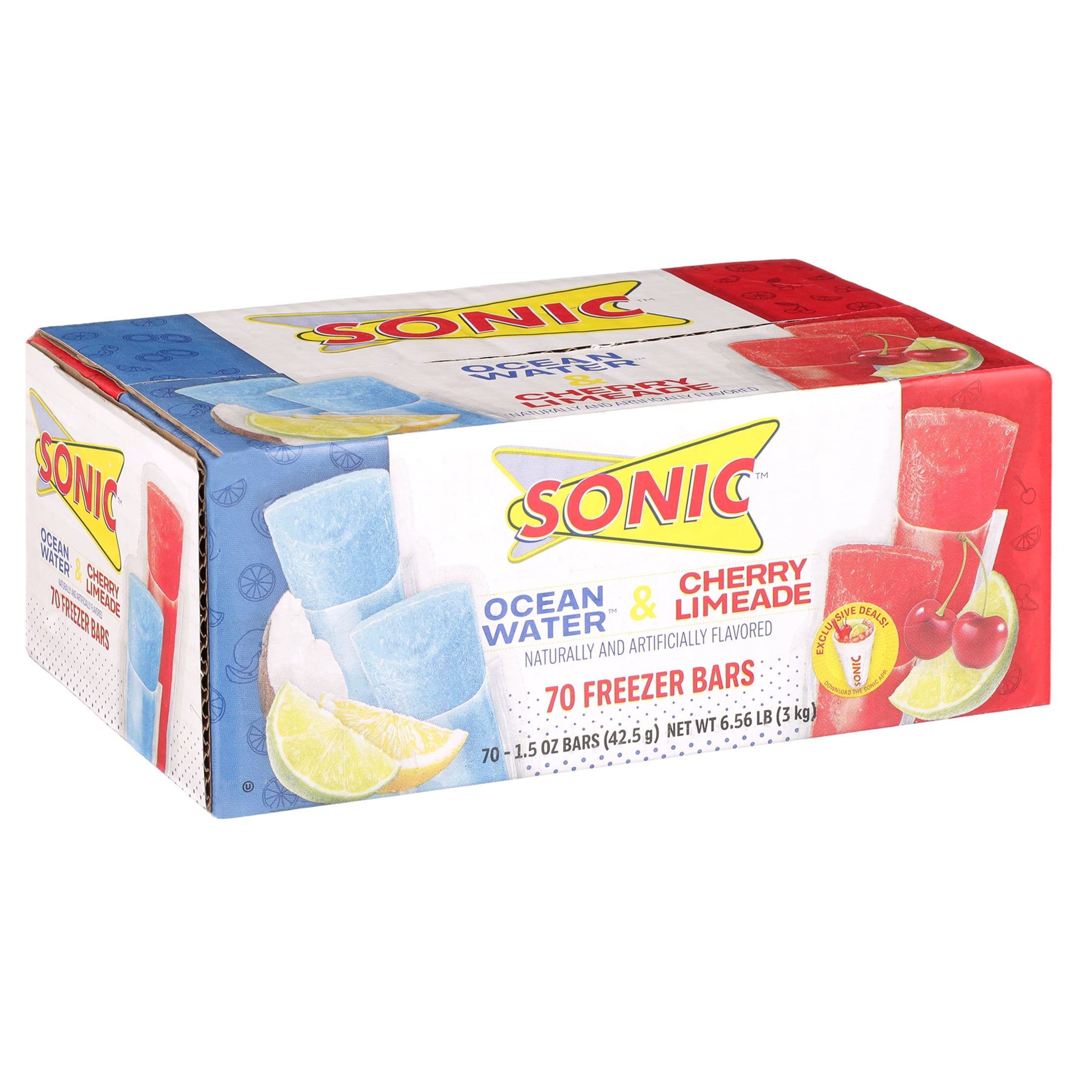 Sonic 70ct 1.5oz Slush Freezer Pops