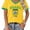 Yellow-brazil, variant on Women's Mexico Soccer Fan T-Shirt, Patriotic Green Red Heart Flag Graphic V-Neck Ringer Tee, 2026 Game Day Soccer Tournament Supporter Top
