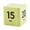 Yellow A, variant on sunsanly Cube Timer 15/20/30/60 Minutes Countdown Rotation Timer for Tasks Work Study Kitchen Silent Alarm Vibrate Portable Pocket Size Easy Operation Timer for Cooking
