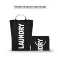 thumbnail image 2 of Bolsa de lavandería plegable práctico Lavado de ropa sucia Cesta de lavandería Bolsa de almacenamien Tomshoo  Negro, 2 of 7
