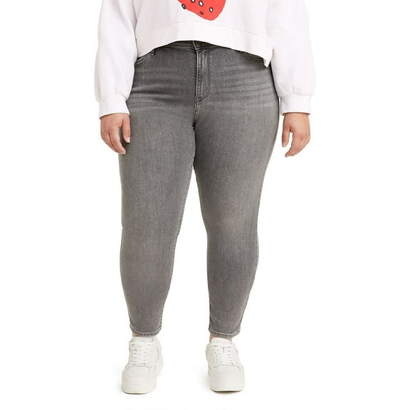 Levi's Women's Plus-Size 721 High Rise Skinny Jeans, Authentic Granite (Waterless), (US 22) 38 Regular