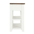 thumbnail image 6 of Noble House Dexter Sofa Console Table, Solid Pine Wood Frame with Drawers and Shelves, Modern Entryway Storage, Antique White, 6 of 9