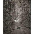 thumbnail image 2 of Dore, Gustave 20x24 Black Modern Framed Museum Art Print Titled - Satan As A Serpent, Enters Paradise In Search Of Eve (from Miltons Paradise Lost), 2 of 4