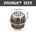 thumbnail image 2 of Dome Floor Drain Cover, Stainless Steel Round Shape Roof Floor Drain Outdoor Gutter Guard Filter for Home Bathroom Yard Balcony Garden Basements (75mm/3in), 2 of 8