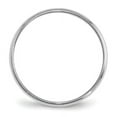 thumbnail image 2 of Primal Gold 14 Karat White Gold 2mm Lightweight Half Round Band Size 14, 2 of 6