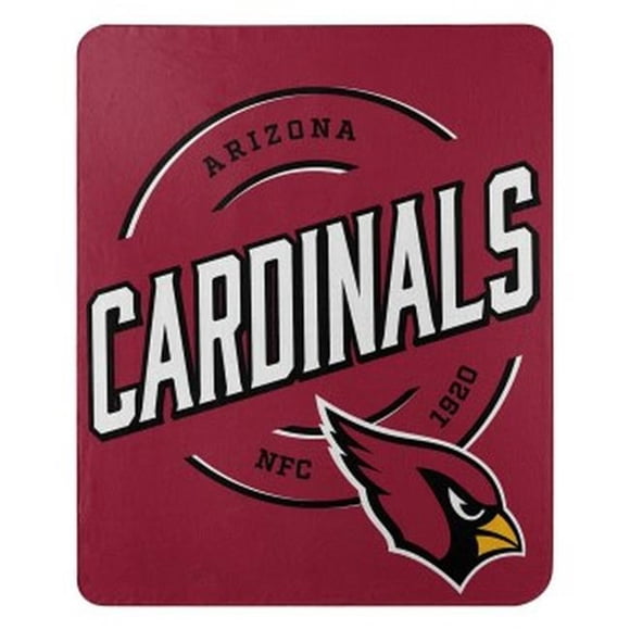 Caseys 9060427728 Couverture en Molleton de Conception de Campagne des Arizona Cardinals 50 x 60 Po