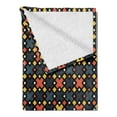 thumbnail image 2 of Abstract Soft Flannel Fleece Blanket, Geometric Trippy Forms in Funky Tones Digital Puzzle Game Style Urban Illustration, Cozy Plush for Indoor and Outdoor Use, 70" x 90", Multicolor, by Ambesonne, 2 of 5