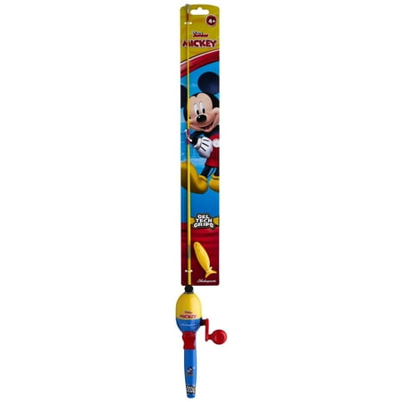 Shakespeare Disney Mickey Beginner Kit 2 6 Spincast Combo for Kids
