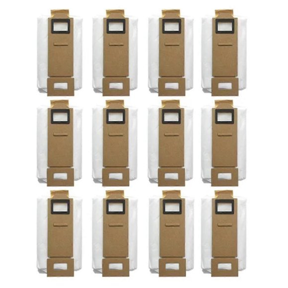 12 bolsas de repuesto para aspiradoras S7, S7+, S7 MaxV, S7 MaxV Plus, S7 MaxV Ultra, T7S y T7S Plus. Bolsas para aspiradoras robóticas.