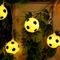 thumbnail image 4 of Guirnalda de luces decorativas con forma de balón de fútbol, ideal para fiestas, bares y KTV (3 m, 20 LED, estilo USB)., 4 of 7