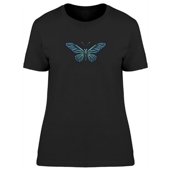 Beautiful Moth Design T-Shirt Women -Image by Shutterstock, Female Medium