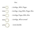 thumbnail image 5 of Fashion Art Jewelry Set of 3 Mismatched Small Huggie Hoop Earrings Sterling Mini Hoops For Cartilage Helix Tragus Nose Ring Hoop (7mm 8mm 9mm | 24 GA, 14K Yellow Gold Filled), 5 of 9