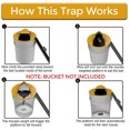 thumbnail image 2 of Trampas para ratas Cubeta con tobogán Trampa para ratones Walk The Plank Trampa automática para 5 galones de agua, 2 of 8
