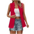 thumbnail image 2 of Cqxid525 Clothing Tank Tops for Women 2025 Women's Sleeveless Jackets Cardigan Waistcoat Work Vest Tops Womens Tank Tops Summer Loose Sleeveless Top, 2 of 5