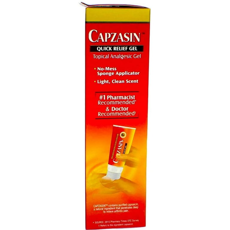 Capzasin Arthritis Pain Quick Relief Gel-1.5oz - Walmart.com