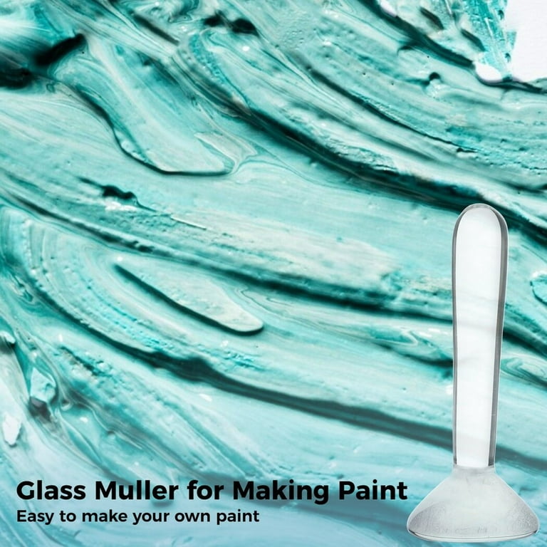 Glass Mullers for grinding paint pigments