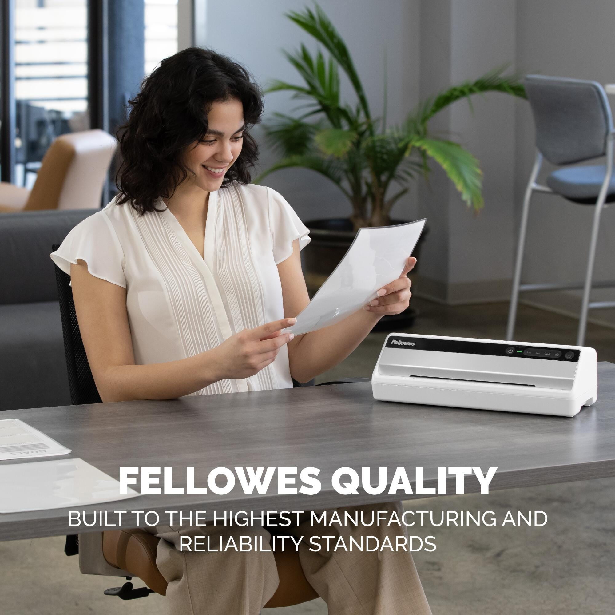 Fellowes Saturn 95 Laminator with Pouch Starter Kit