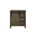 thumbnail image 3 of Lexora Home Marsyas 30" Vanity Cabinet in Rustic Brown, 3 of 9