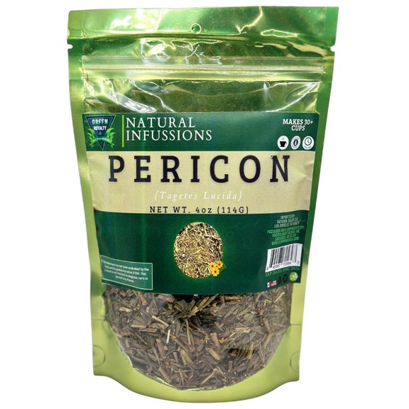Pericon (Yerbanis) Herbal Tea 4 oz (114gr), Resealable Bag 100% All Natural Fresh Tea