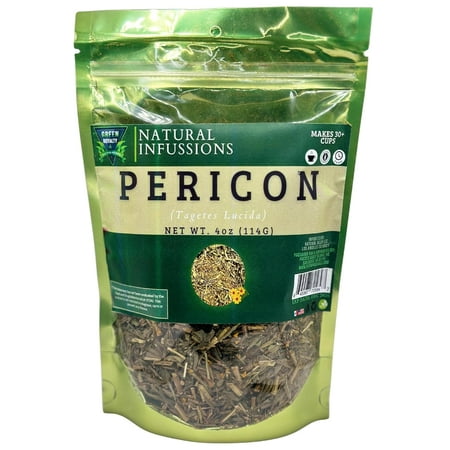 Pericon (Yerbanis) Herbal Tea 4 oz (114gr) Resealable Bag 100% All Natural Fresh Tea