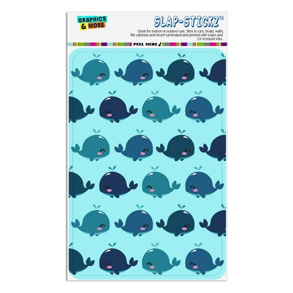 Cute Kawaii Whales Pattern Home Business Office Sign