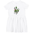 thumbnail image 3 of Inktastic Snake and Moon Girls Toddler Dress, 3 of 5
