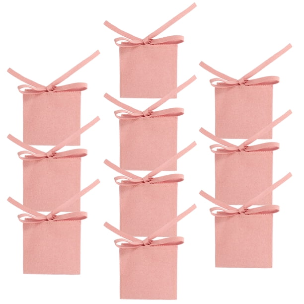 10 bolsas para empaquetar joyas, pequeñas bolsas para regalo de joyería, bolsas para empaquetar collares.