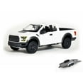 thumbnail image 1 of Diecast Car w/Trailer - 2017 Ford F-150 Raptor, White - Maisto 31266W - 1/24 Scale Diecast Model Toy Car, 1 of 3