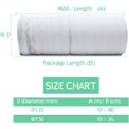 thumbnail image 2 of 5”*10m PVC Round Ducting Aluminium Flexible Fan Ducting 125mm Diameter Ventilation Hose, White, 2 of 5