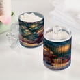 thumbnail image 5 of Cute Otter Celebrate Christmas with Fireworks Translucent Plastic Cans Storage Canisters with Lid Set of 2, 5 of 7