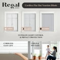 thumbnail image 2 of REGAL ESTATE, Cordless 2" Horizontal Blinds in Elegant White, Easy to Install, 47"W x 64"H, 2 of 6