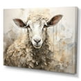 thumbnail image 2 of Designart "Comfortable Sheep In Beige II" Sheep Wall Art Living Room, 2 of 7