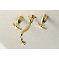 thumbnail image 2 of Kingston Brass KS3022NX Hamilton Two-Handle Wall Mount Roman Tub Faucet, Polished Brass, 2 of 7