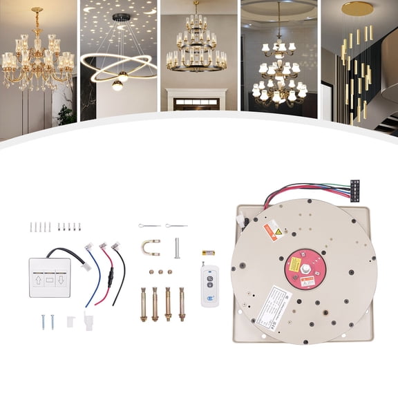 Chandelier Lifter, Electric Motor Villas Pendant Lamps Lifter, Chandelier Hoist Lifter System