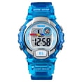 thumbnail image 2 of Reloj digital impermeable para niños Reloj de pulsera con esfera redonda de estilo deportivo con diseño de retroiluminación LED para niños Methold EL4550-02, 2 of 2