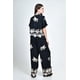 thumbnail image 3 of Conjunto camisero bordado Roman Fashion /Juvenil, 01538 (Negro) negro M, 3 of 5