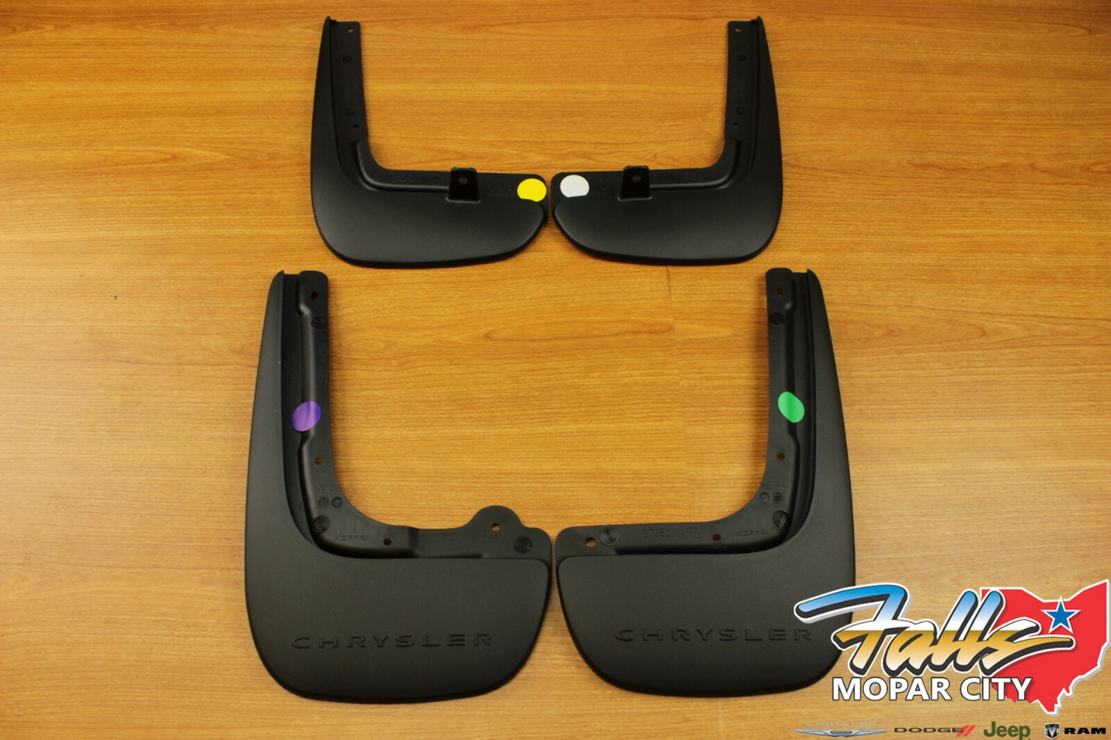 1718 Chrysler Pacifica Complete Front & Rear Set Of Splash Guard Mud