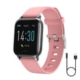 thumbnail image 1 of Reloj inteligente Heartrate Presión arterial Oxígeno Reloj de pulsera Temperatura corporal Control táctil Reloj impermeable, rosa Inevent EL001549-01B, 1 of 7