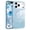 Blue, variant on YINLAI iPhone 17 Pro Max Case Compatible with Mag-safe 6.9",Glitter Sparkle Slim Tpu Transparent Shockproof Protective Case for iPhone 17 Pro Max,Clear