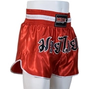MRX boxing shorts for Men Training Fighting Muay Thai Shorts Boxing MMA BJJ Short Kickboxing Trunks Clothing Red XL