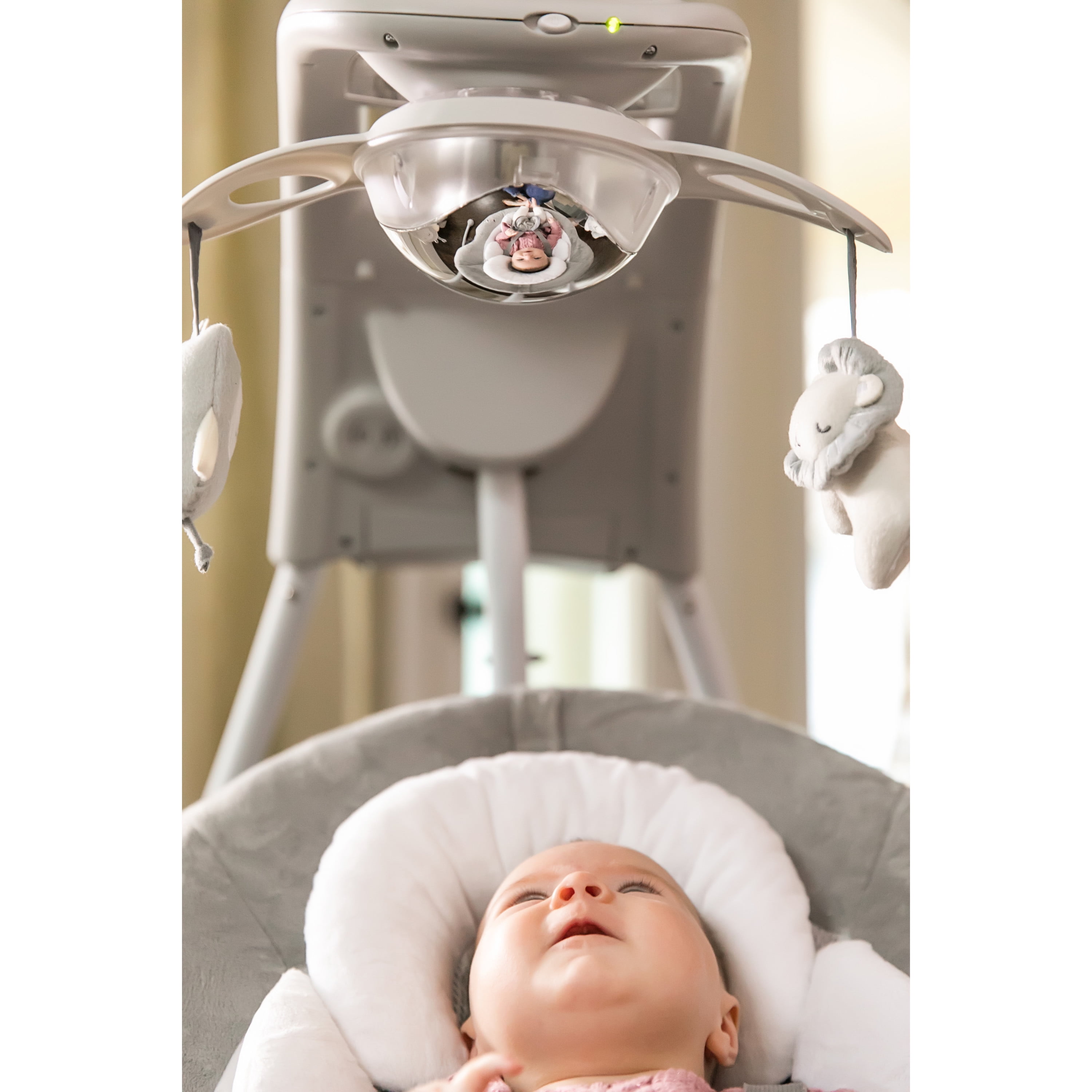 ingenuity dreamcomfort inlighten cradling swing & rocker