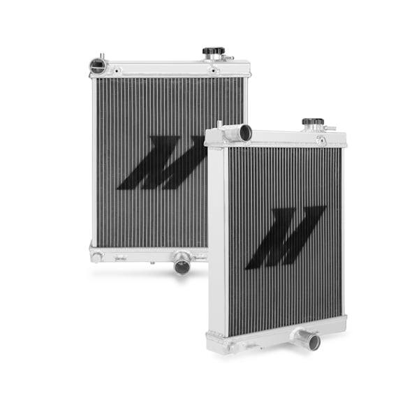 Mishimoto MMRAD-EVO-01H Half-Size Aluminum Radiator Compatible With Mitsubishi Lancer Evo 7/8/9 2001-2007