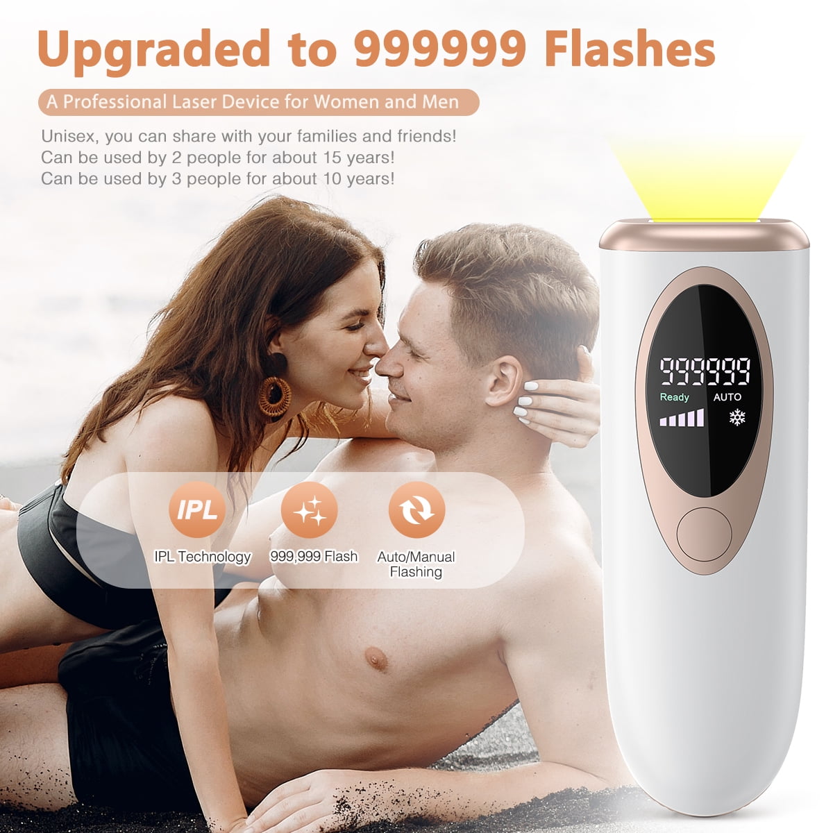 Besunny IPL Laser Hair Removal Machine, Portable Facial Device for Men and Women, 999999 Flashes for Face and Body - Walmart.com Besunny IPL Laser Hair Removal Machine, Portable Facial Device for Men and Women, 999999 Flashes for Face and Body - Walmart.com