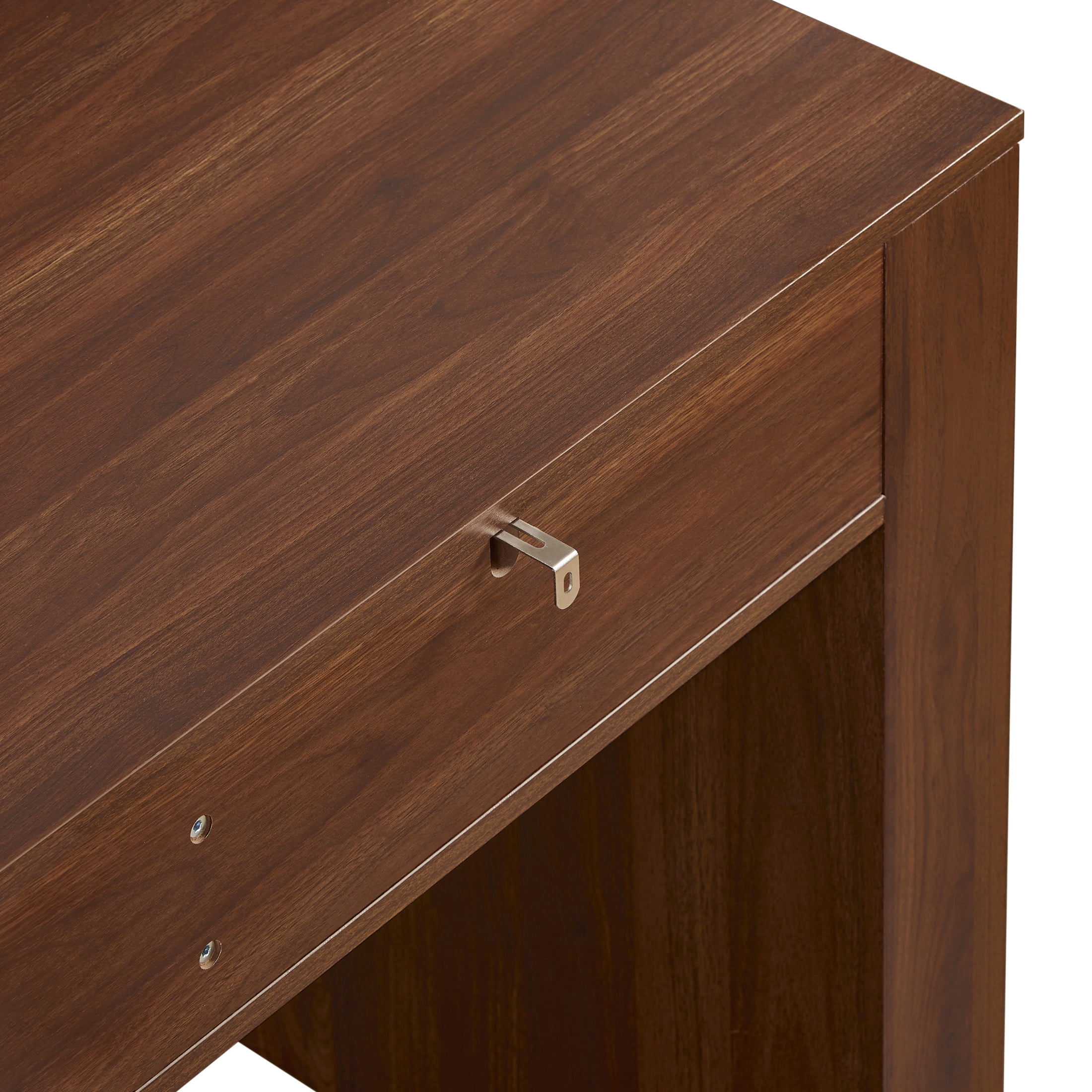Christopher Knight Home 58.3" Storage Writing Desk with 3 Drawers, Dark Walnut