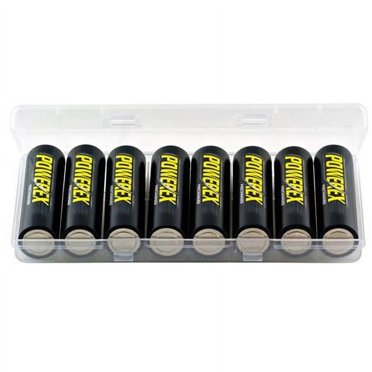 Powerex Precharged AA 1.2V 2600mAh Rechargeable NiMH Battery, 8-Pack
