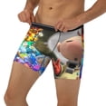 thumbnail image 3 of Lsque Pikmin Pattern Men's Performance Stretch Underwear, Athletic Long Leg Briefs，Moisture-Wicking-X-Large, 3 of 6