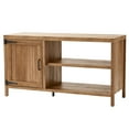 thumbnail image 3 of Mainstays Farmhouse TV Stand for TVs up to 50", Rustic Weathered Oak, 3 of 7
